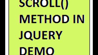 TAMIL SCROLL METHOD IN JQUERY DEMO