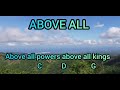 ABOVE ALL|Acoustic Guitar cover with Lyrics and Chords