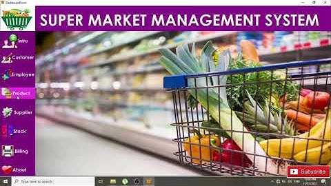 C# Full Project Tutorial (Supermarket Management System) in Windows Form