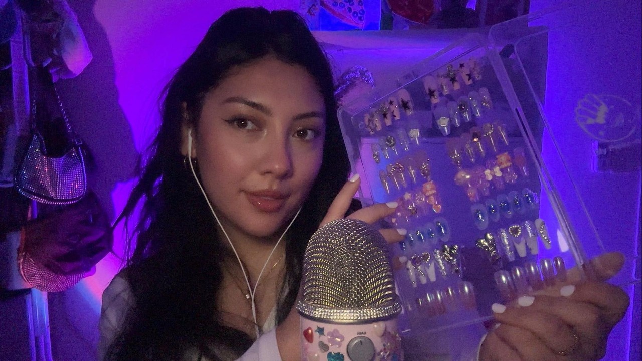 ASMR my press on nail collection