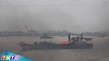 Khai thác cát trái phép trên sông Tiền đã được kiểm soát