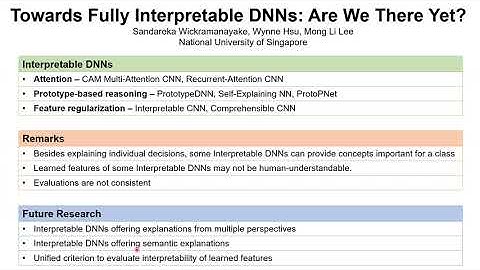 ICML 2021 XAI Workshop - Towards Fully Interpretable Deep Neural Networks: Are We There Yet?
