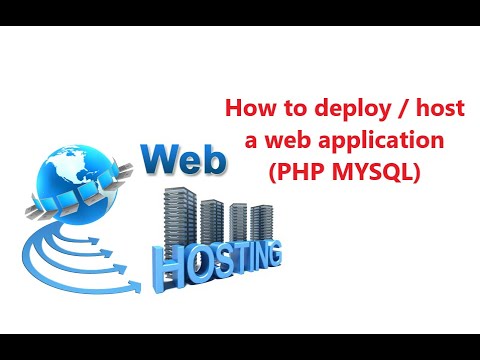 How to deploy a web application PHP MYSQL SYSTEM