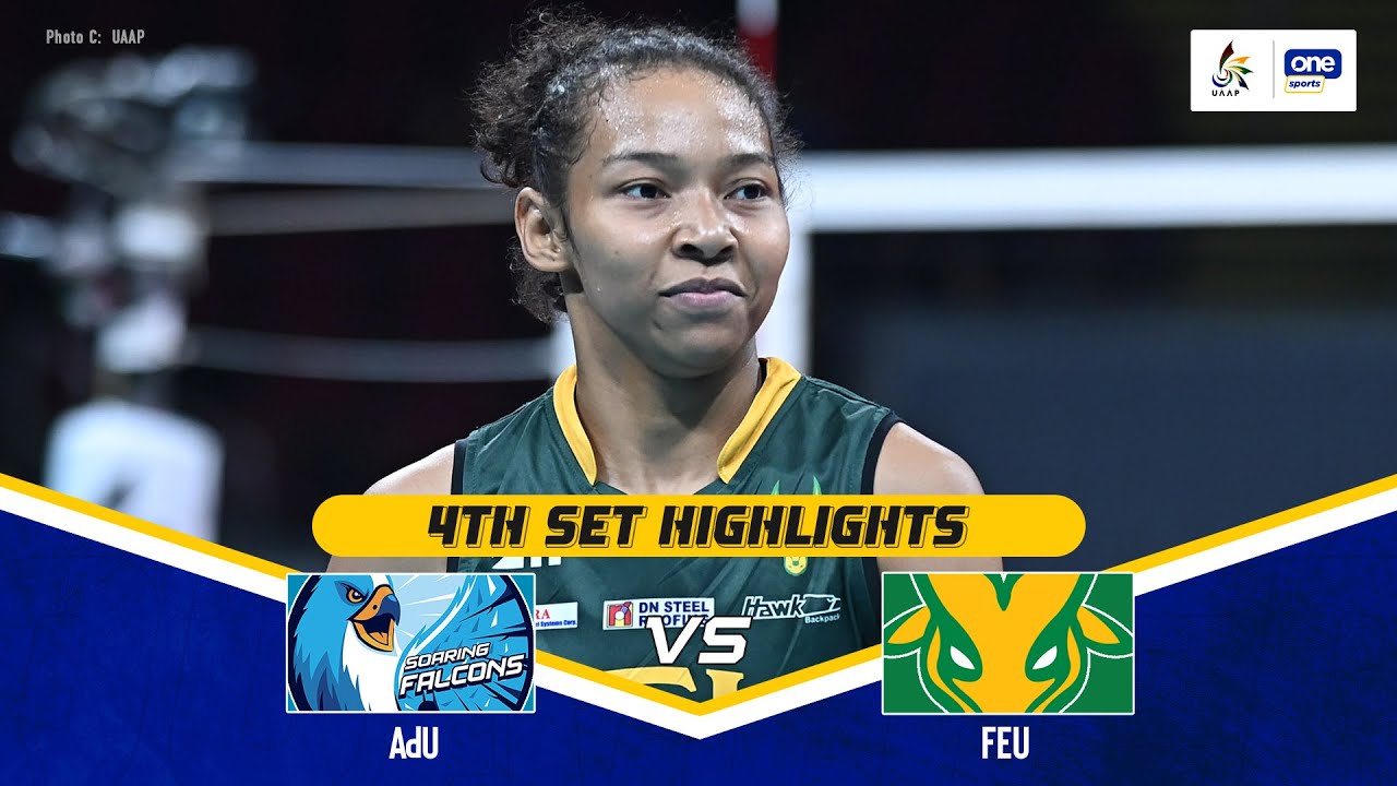 AdU vs. FEU | SET 4 GAME HIGHLIGHTS | UAAP SEASON 87 WOMEN’S VOLLEYBALL ...