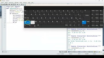 polynome du second degré (partie 1): Racine, factorisation et signe