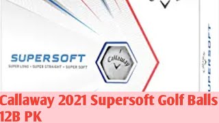Callaway 2021 Supersoft Golf Balls 12B PK.#chamelionlineexpress. screenshot 2