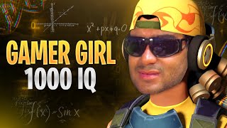 Indian Gamer Girl 1000 IQ Moments in Valorant