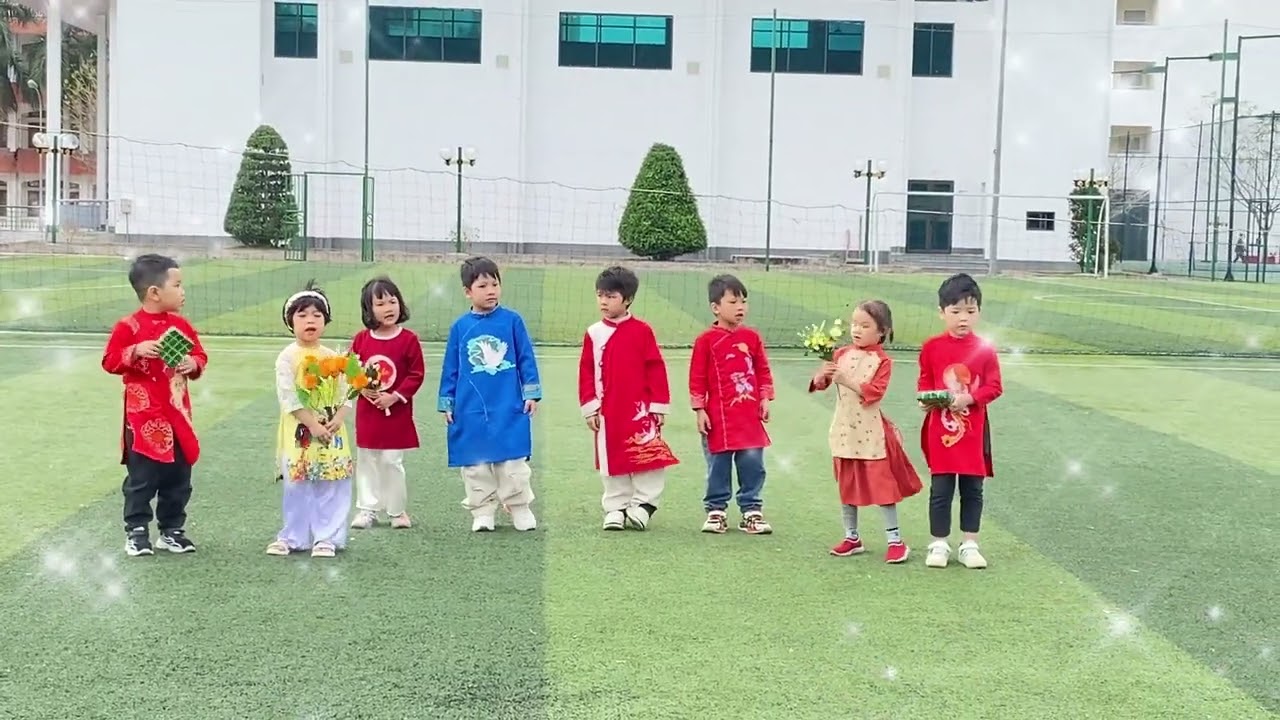 Bé Chúc Tết - MG 5 tuổi A - Mẫu giáo THSP