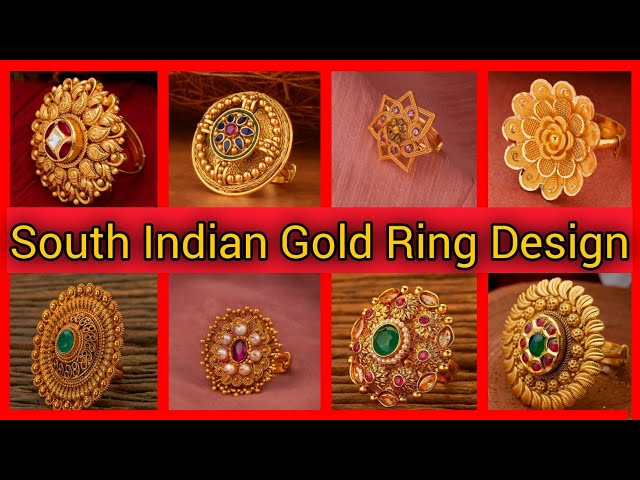Temple Ring 22k Gold Ring Antique India Jewelry Temple Jewelry Set Gold Ring  for Women 22k Gold Plated South Indian Jewelry Bollywood Ring - Etsy