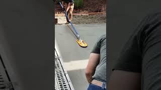 Concrete Driveway Work with Cadillac Concrete Products #shorts