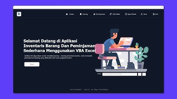 TUTORIAL PEMBUATAN APLIKASI INVENTARIS KANTOR DAN PEMINJAMAN