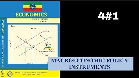 Ethiopian Grade 12 Economics 4#1 macroeconomic Policy