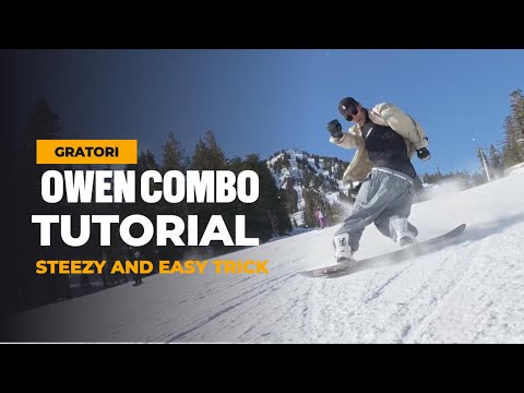 Snowboard Groundtricks and Butters Tutorial - Owen Combo Trick
