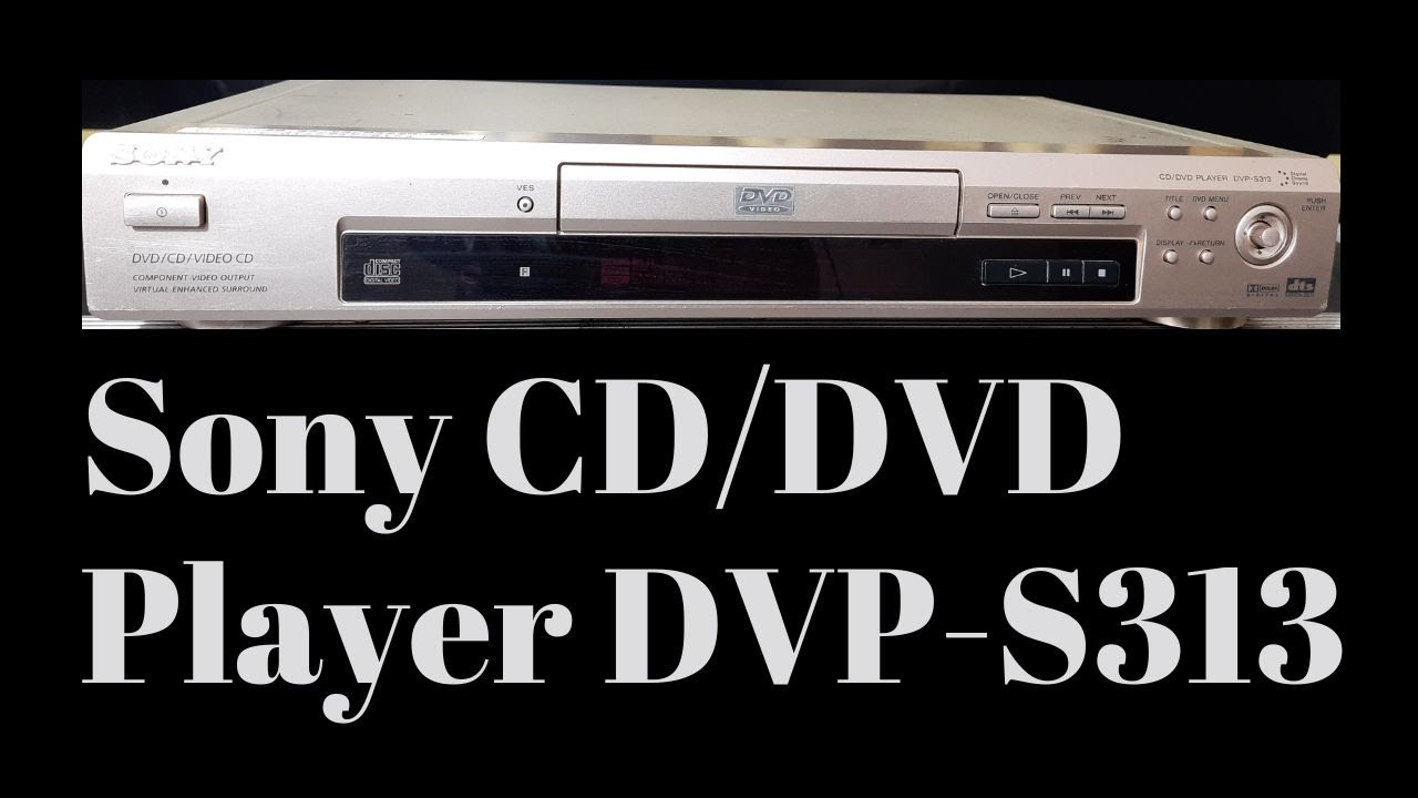 Sony CD/DVD Player DVP-S313 How To Use Price And Connection