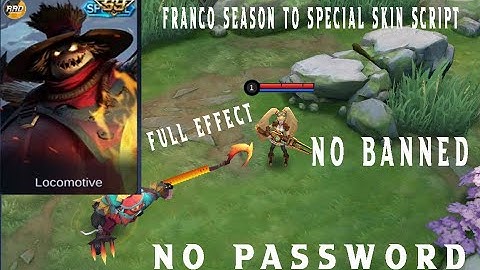 Newest Franco Season To Special Skin Script-ABC FILE | NO PASSWORD + MONTAGE