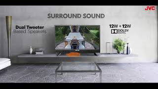 Presenting 32 inch Soundbar TV with JVC Japan Technology