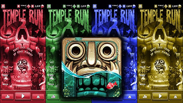 Temple Run 2 Pirate Cove Multicolor Game Play Android - Red Vs Green Vs Blue Vs Yellow - #211021