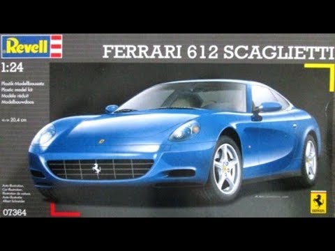 ferrari-612-scaglietti-1:24-scale-revell-#07364--model-kit-build-&-review