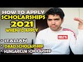 Scholarships In Europe | How to apply for DAAD Scholarship | Hungarian Scholarship