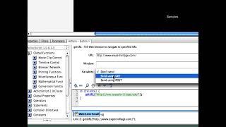 Creating a Link button in Flash CS3