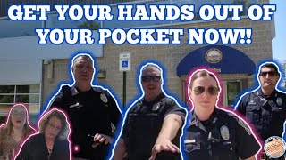 DCYF WORKER *FLIPS ME OFF* YOU'RE DETAINED GET YOUR HANDS *OUT OF YOUR POCKET* NASHUA, NH PD TYRANTS