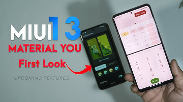 First LooK : Material You on MIUI 13 | MIUI 13 Monet Theme Engine Support 🔥 | HINDI