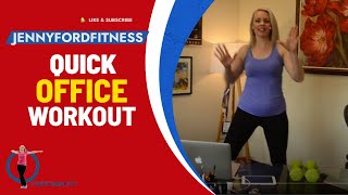 Quick Work/Office Workout | Standing Exercises | 9 Minute | Cardio Strength Total Body screenshot 2