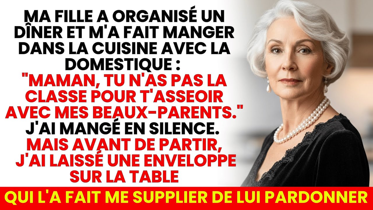 Ma Fille M’a Chassée De La Table De Ses Beaux-Parents… Mais L’Enveloppe A Révélé Quelque Chose Qui…