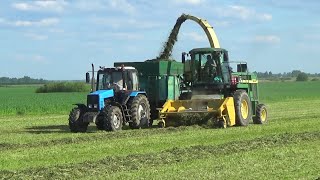 Уборка сенажа в СПК &quot;Гигант&quot; : John Deere 6750 снова в деле