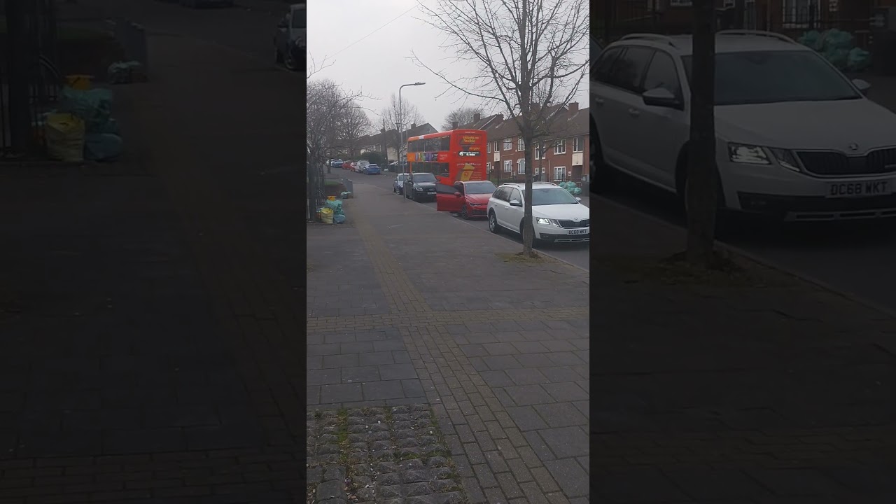 Scania OmniDekka 353 on route 45 to St Mellons