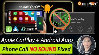 Android Car GPS Apple CarPlay Phone Call No Sound Fixed, Zlink Android Auto calls No Audio Fixed! screenshot 1
