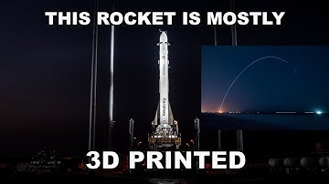 The first mostly 3D printed rocket launched!