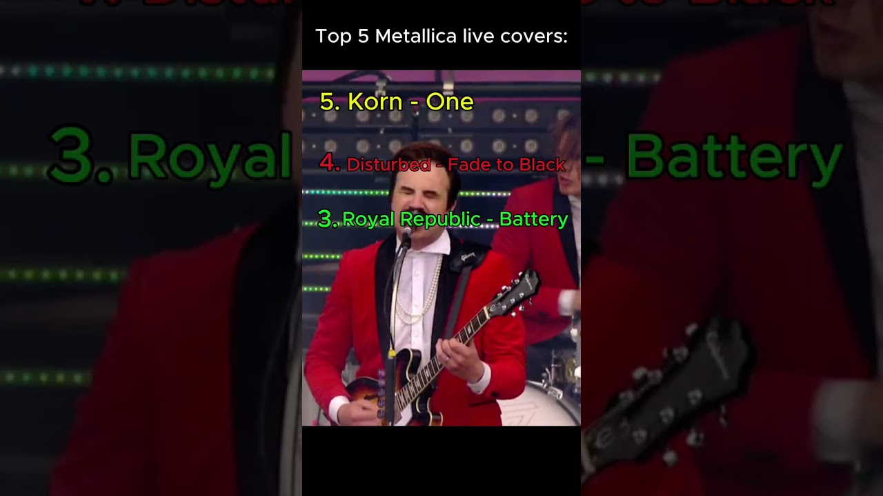 Top 5 live Metallica covers: