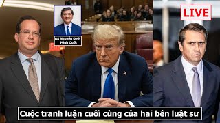 Live phần 1: Luật sư của Trump Todd Blanche thuyết phục bồi thẩm đoàn. Ngày thứ 20.