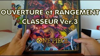 One Piece Card Game classeur - Binder ver 3 - unboxing, review 