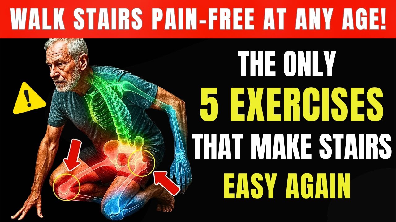 Over 60? The ONLY 5 Moves That Make Stairs Easy Again | exercise for seniors over 60