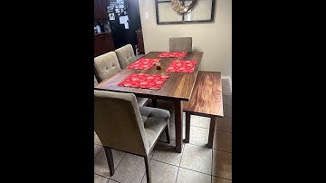 Custom Walnut Dining Table Build from Solid Wood (DIY Furniture Project)