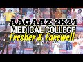 Medical College Fresher &amp; Farewell Party 2024 |College Fresher Party 2024|Udaipur College of Nursing