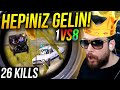 HAYATIMIN MAÇI! 2 TAKIM ARABAYLA RUSH ATARSA? 26 KILL | PUBG MOBILE