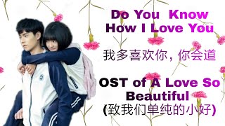 Do You  Know How I Love You OST of A Love So Beautiful (致我们单纯的小美好)