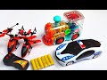 RC 3D music Police Cars | Transparent TRANE | RC Rechargebule HELICOPTERS | Racing Car's