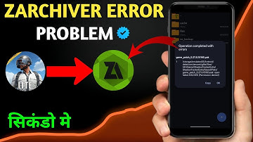 How to Fix ZArchiver "Operation Completed With Errors" Issue, 😔