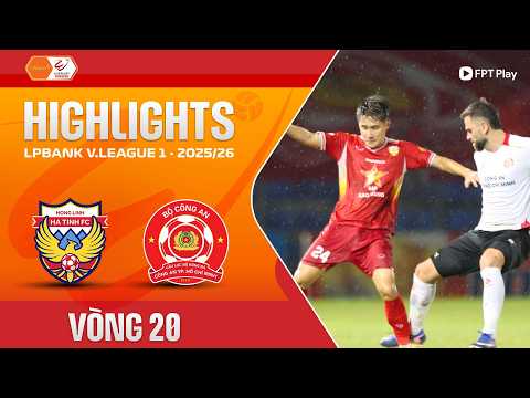HIGHLIGHTS: HỒNG LĨNH HÀ TĨNH - CÔNG AN TP. HCM | THẮNG LỢI TỐI THIỂU, VƯỢT QUA KHÓ KHĂN — football highlights