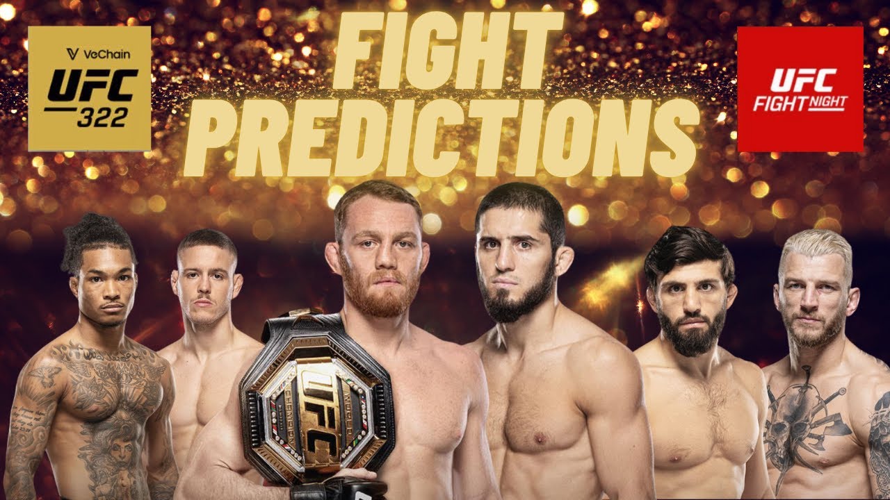 UFC 322 Predictions Jack Della vs Islam Makhachev, Haddon vs Wellmaker & also Hooker vs Tsarukyan