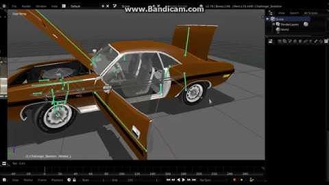 Game Vehicle Rigging - Part 4 - Doors and Engine