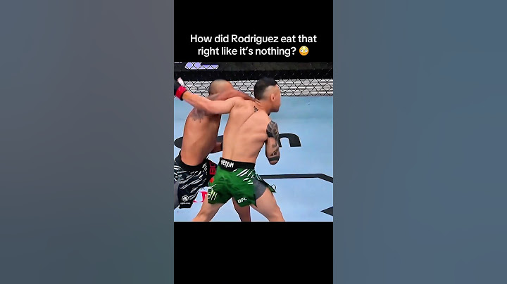 Ronaldo Rodriguez must be a real life Zombie #UFC #ufcmexico| #mma