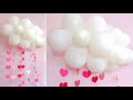 Balloon decoration DIY | Balloon cloud | DIY party decorations