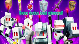Minecraft But Utility Bots Beat The Game For Me