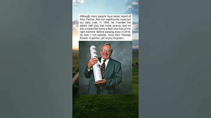 "The Forgotten Genius: Artur Fischer, Inventor of Everyday Innovations!"