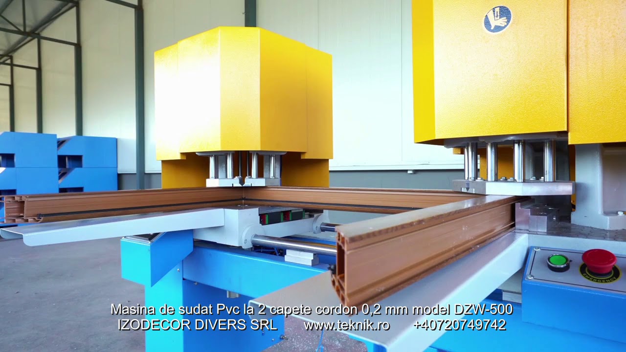 Masina de sudat pvc la 2 capete Intelli Mach DZW 500